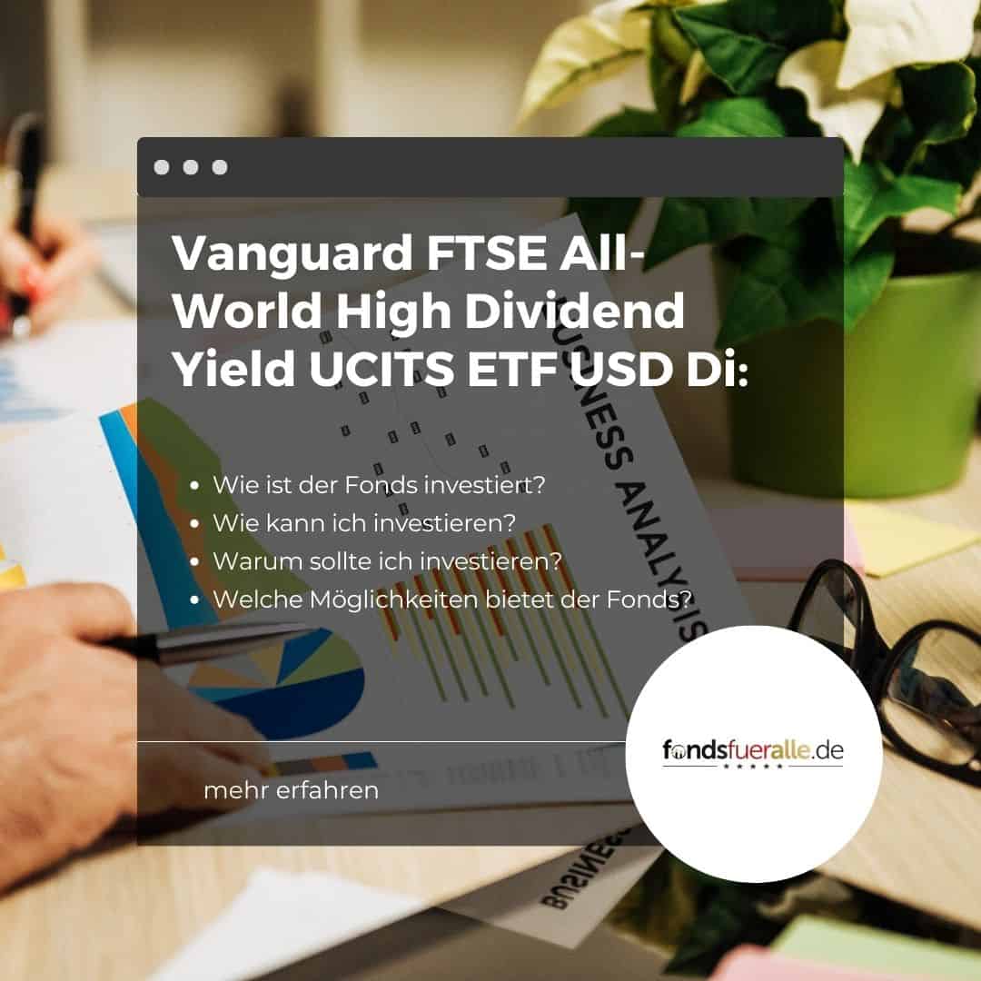Vanguard FTSE All World High Dividend Yield UCITS ETF USD Di